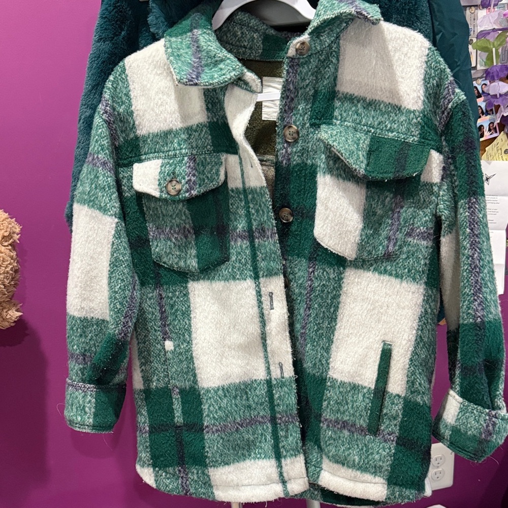 Avec Les Filles Olive and Cream Jacket